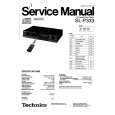 TECHNICS SLP333 Service Manual cover photo