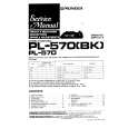 PIONEER PL570 Service Manual cover photo