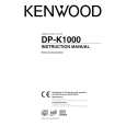 KENWOOD DP-K1000 Owner's Manual cover photo