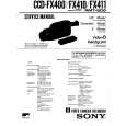 SONY CCDFX410 Owner's Manual cover photo