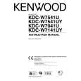 KENWOOD KDC-W7041U Owner's Manual cover photo