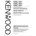 KENWOOD KRC301 Owner's Manual cover photo