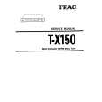 TEAC T-X150 Service Manual cover photo