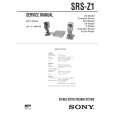 SONY SRSZ1 Service Manual cover photo