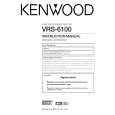 KENWOOD VRS6100 Owner's Manual cover photo