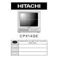 HITACHI CPX14QE Owner's Manual cover photo