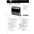 AIWA TPR210 Service Manual cover photo