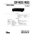 SONY CDP-M203 Service Manual cover photo