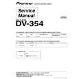 PIONEER DV-354 Service Manual cover photo