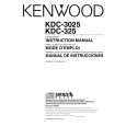 KENWOOD KDC3025 Owner's Manual cover photo