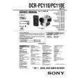 SONY DCR-PC110 Owner's Manual cover photo