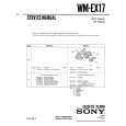 SONY WMEX17 Service Manual cover photo