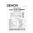 DENON AVR-1800 Service Manual cover photo