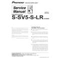 PIONEER S-SV5-S-LR/XCN/WL Service Manual cover photo