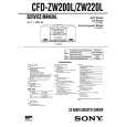 SONY CFDZW200L Service Manual cover photo