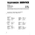 TELEFUNKEN HS1700 Service Manual cover photo