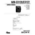 SONY WM-EX120 Service Manual cover photo