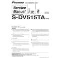 PIONEER S-DV515TA/XCN Service Manual cover photo