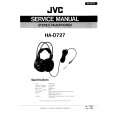 JVC HAD727 Owner's Manual cover photo