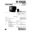 SONY KVD3432U Service Manual cover photo