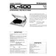 PIONEER PL-100 Owner's Manual cover photo