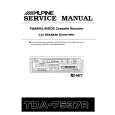 ALPINE TDA-7537R Service Manual cover photo