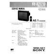 SONY KVX2121 Service Manual cover photo