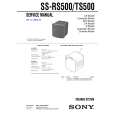 SONY SS-RS500 Service Manual cover photo