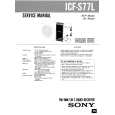 SONY ICF-S77L Service Manual cover photo
