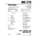 SONY MHC-3750 Service Manual cover photo