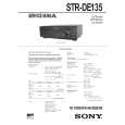 SONY STRDE135 Owner's Manual cover photo