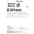 PIONEER S-W100S/MLXMA/E Service Manual cover photo