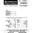 HITACHI CT7897B Service Manual cover photo