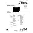 SONY STRH2800 Service Manual cover photo