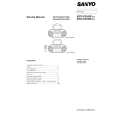 SANYO MCDZX500F Service Manual cover photo