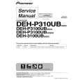 PIONEER DEH-P3100UB/XS/EW5 Service Manual cover photo