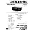 SONY XR5150 Service Manual cover photo