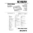 SONY MZR90 Service Manual cover photo