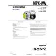 SONY MPKWA Service Manual cover photo