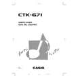 CASIO CTK-671 Owner's Manual cover photo