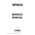 CANON NP6035 Parts Catalog cover photo