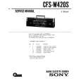 SONY CFSW420S Service Manual cover photo