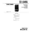 SONY SS-LB455 Service Manual cover photo