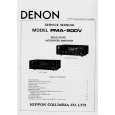 DENON PMA-900V Service Manual cover photo