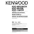 KENWOOD KDC-138 Owner's Manual cover photo