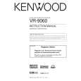 KENWOOD VR9060 Owner's Manual cover photo