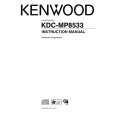 KENWOOD KDC-W8533 Owner's Manual cover photo