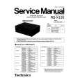 TECHNICS RS-X120 Service Manual cover photo