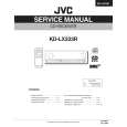 JVC KDLX333R Service Manual cover photo