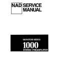 NAD 1000 MONITOR SERIES Service Manual cover photo